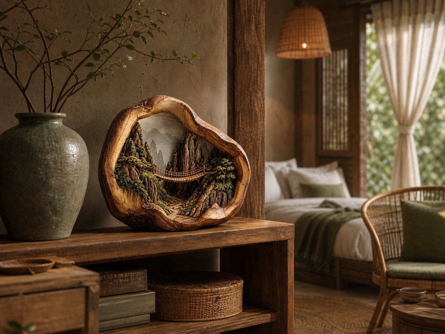 Concept decor gỗ trong homestay